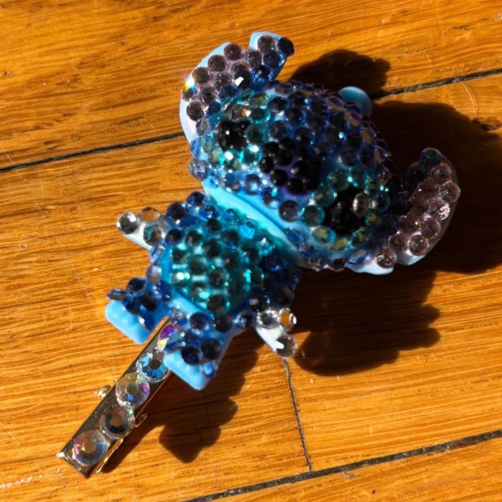 Disney Inspired Stitch Rhinestone Hair Clip